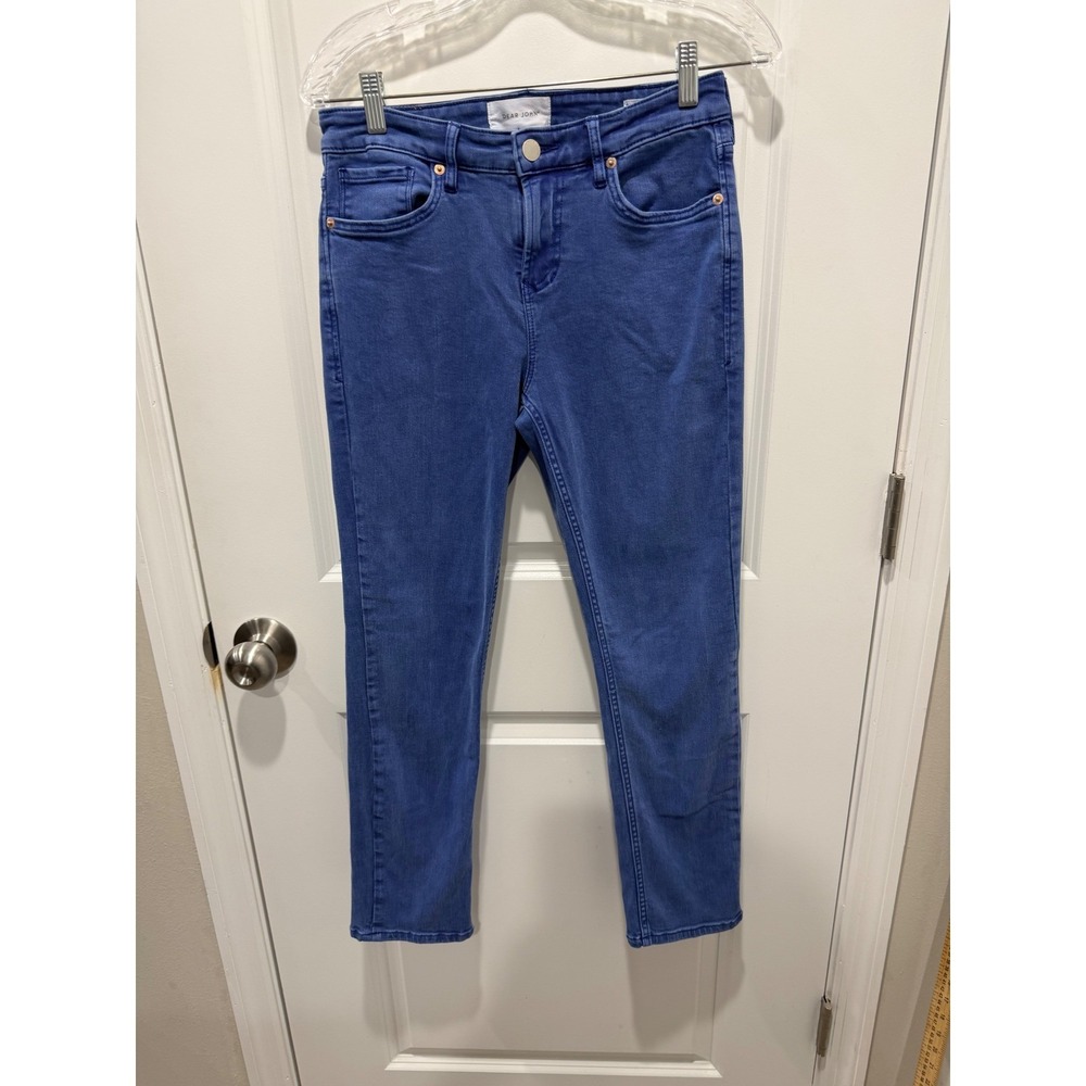 Dear John Womens Blaire Straight Leg Jeans Nautical Blue Size 27